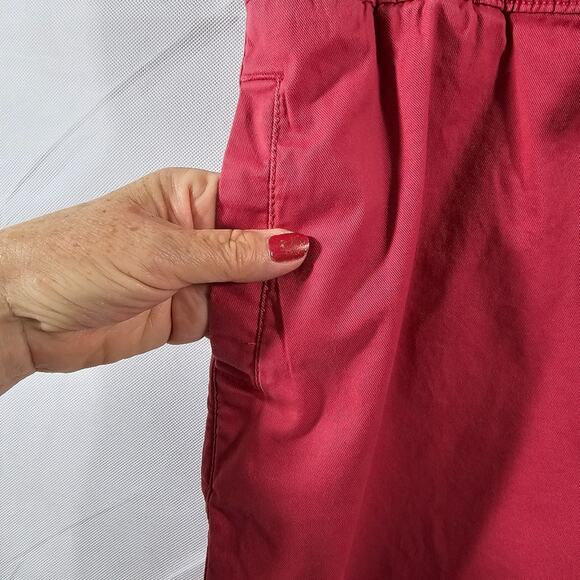 Croft & Barrow Adjustable Waist  Skirt Deep Salmon Women's Large - Picture 3 of 11